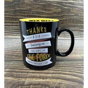 Star Wars Thanks For Teaching Me The Ways of the Force Father's Day Mug Black